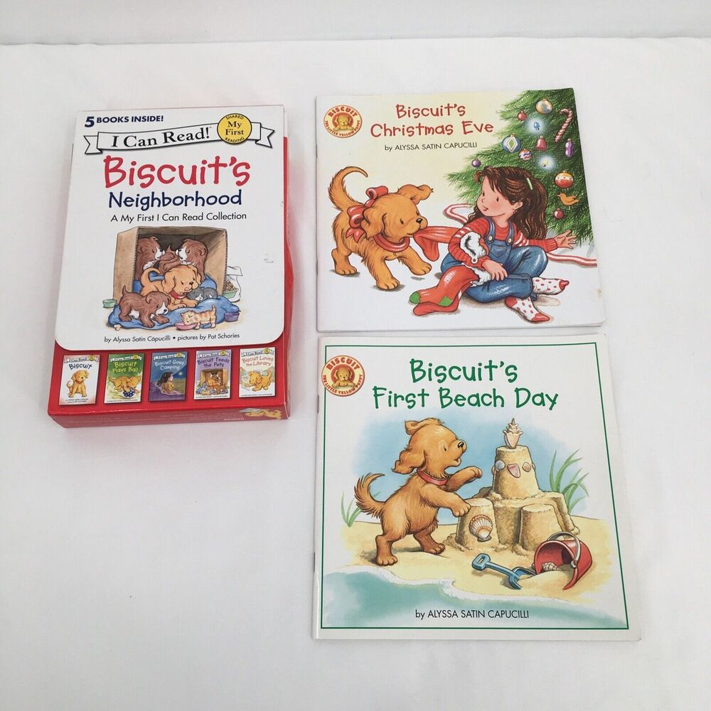 Biscuits Neighborhood I Can Read Books lot of 7 book set of 5 Kindergarten